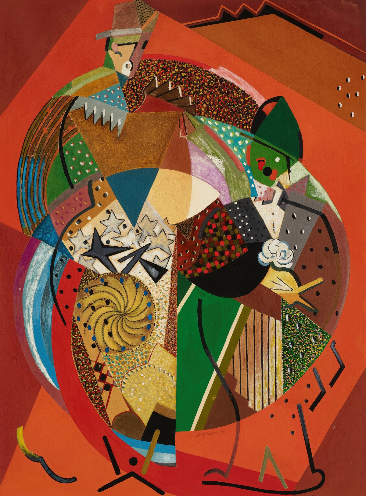 Albert Gleizes - Les Clowns (1917)