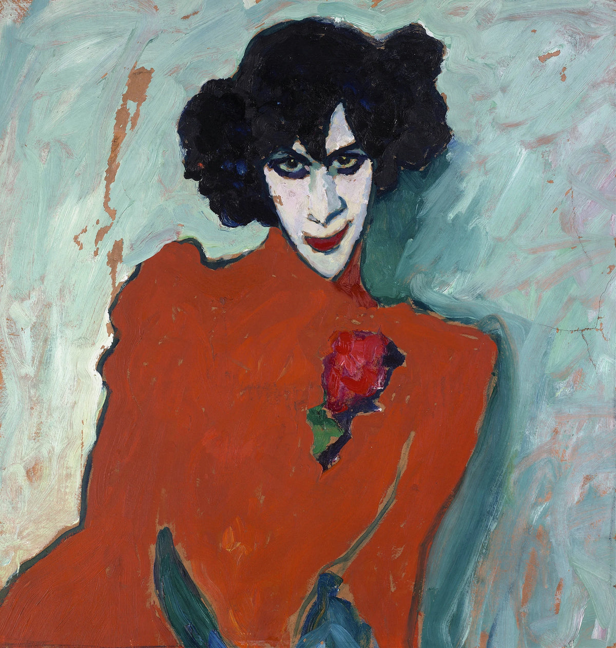 Alexej von Jawlensky - Portrait of the dancer Alexander Sacharoff (1909)