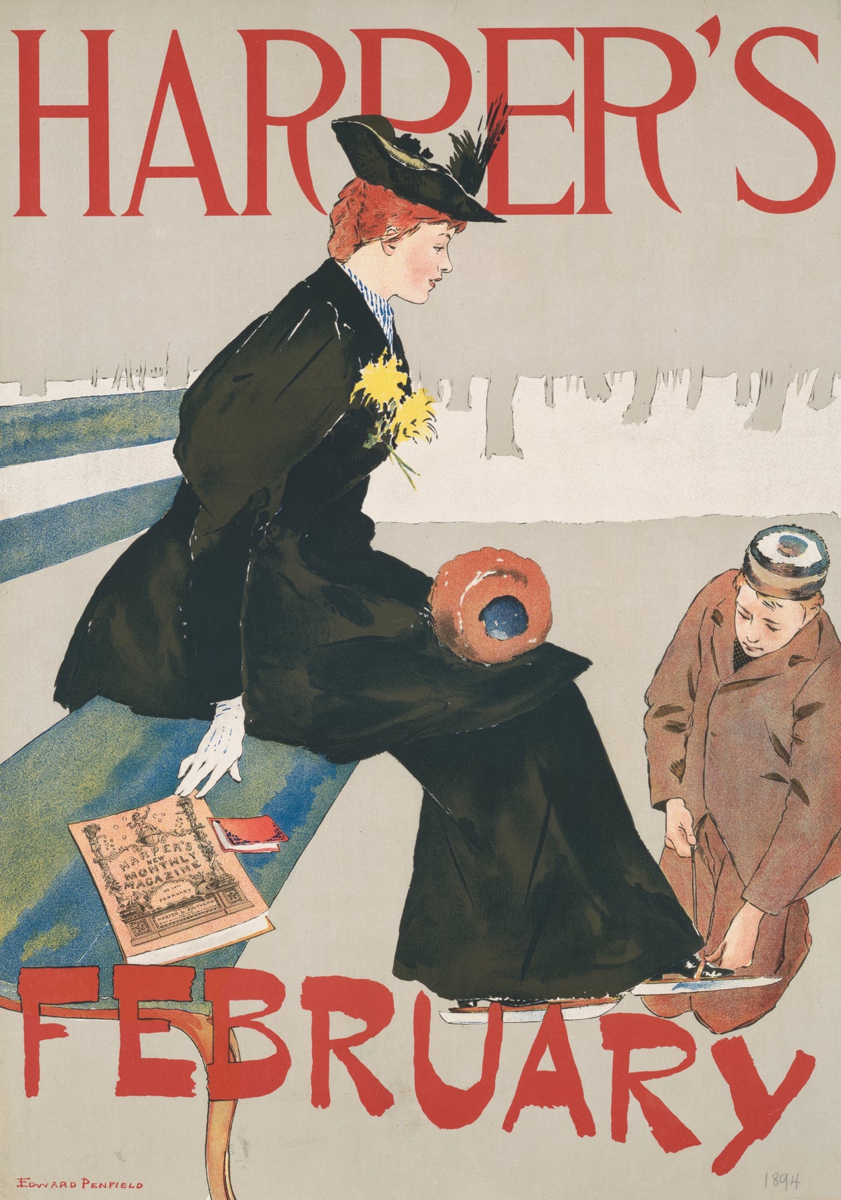 Arent Lauritz Christensen - Harper's February (1894)