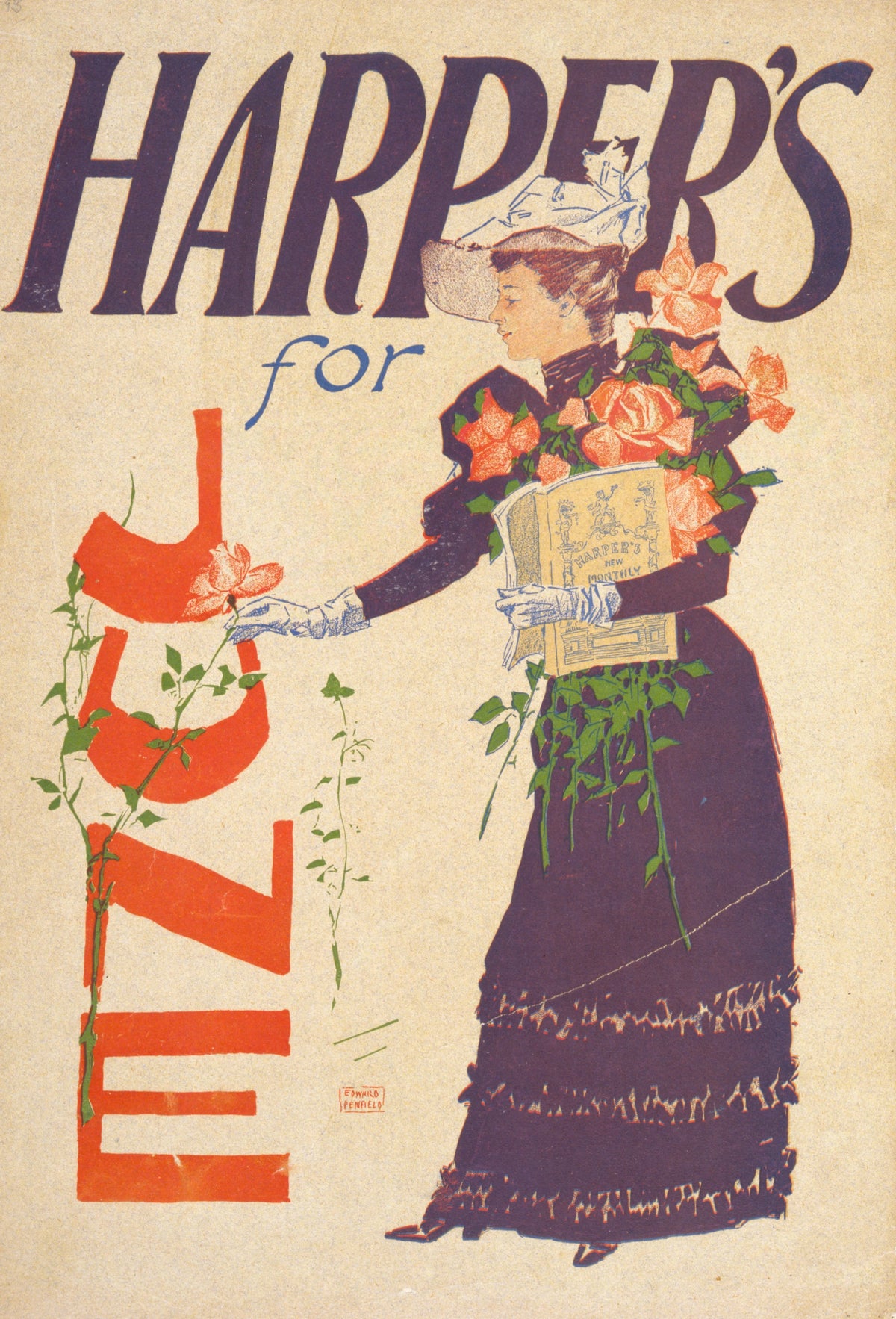 Arent Lauritz Christensen - Harper's for June (1893)