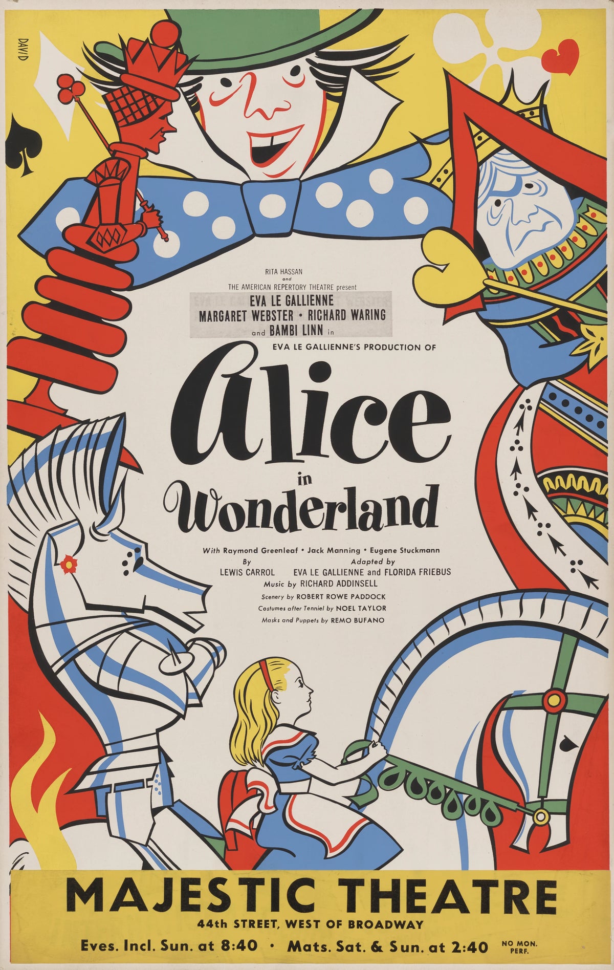 Artcraft Lithograph - Alice in Wonderland (1947)