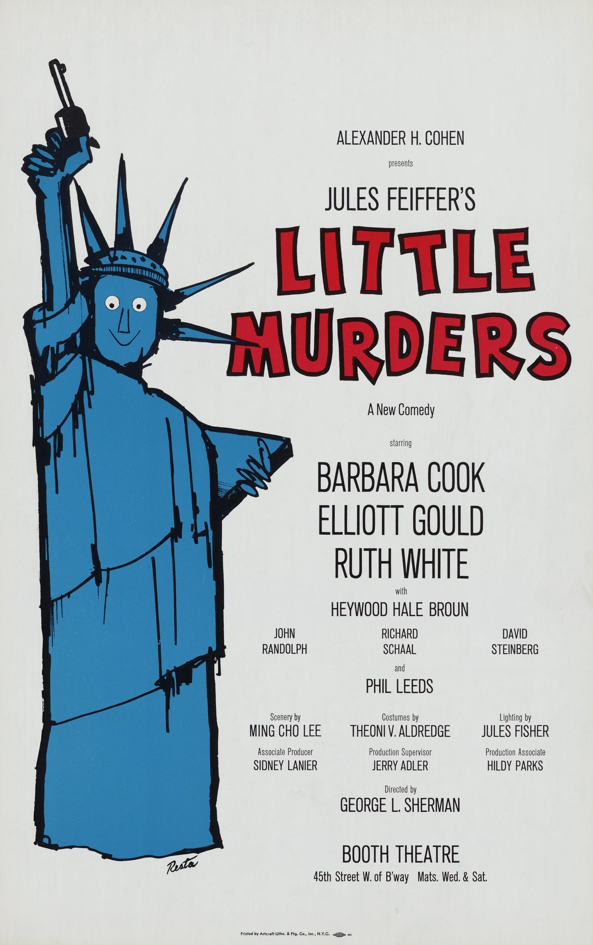 Artcraft Lithograph - Little Murders (1967)