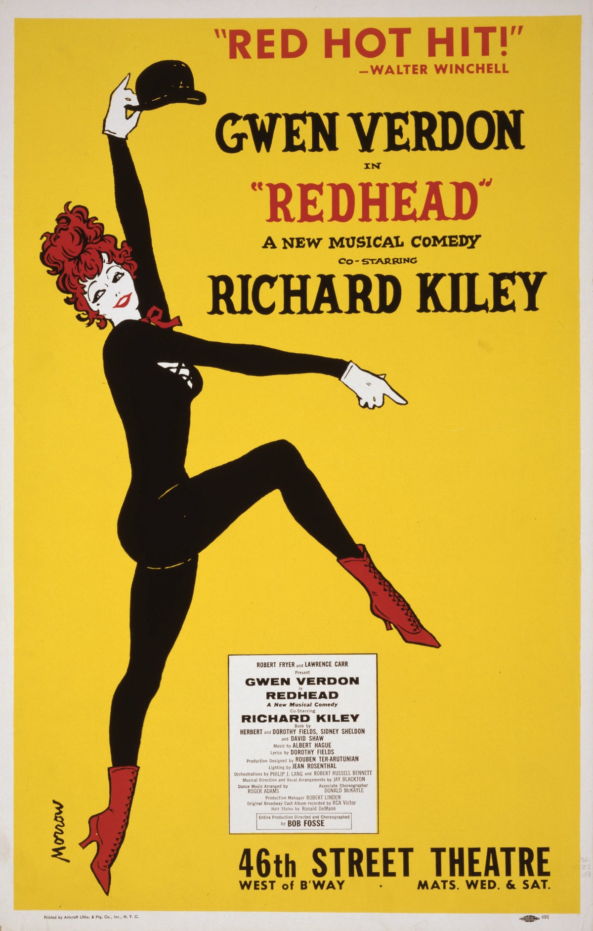Artcraft Lithograph - Redhead (1959)