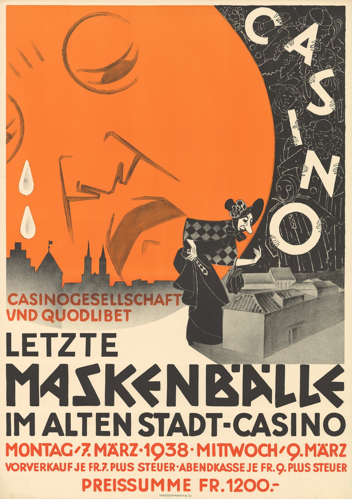 Burkhard Mangold - Letzte Maskenbälle im alten Stadt-Casino (1938)