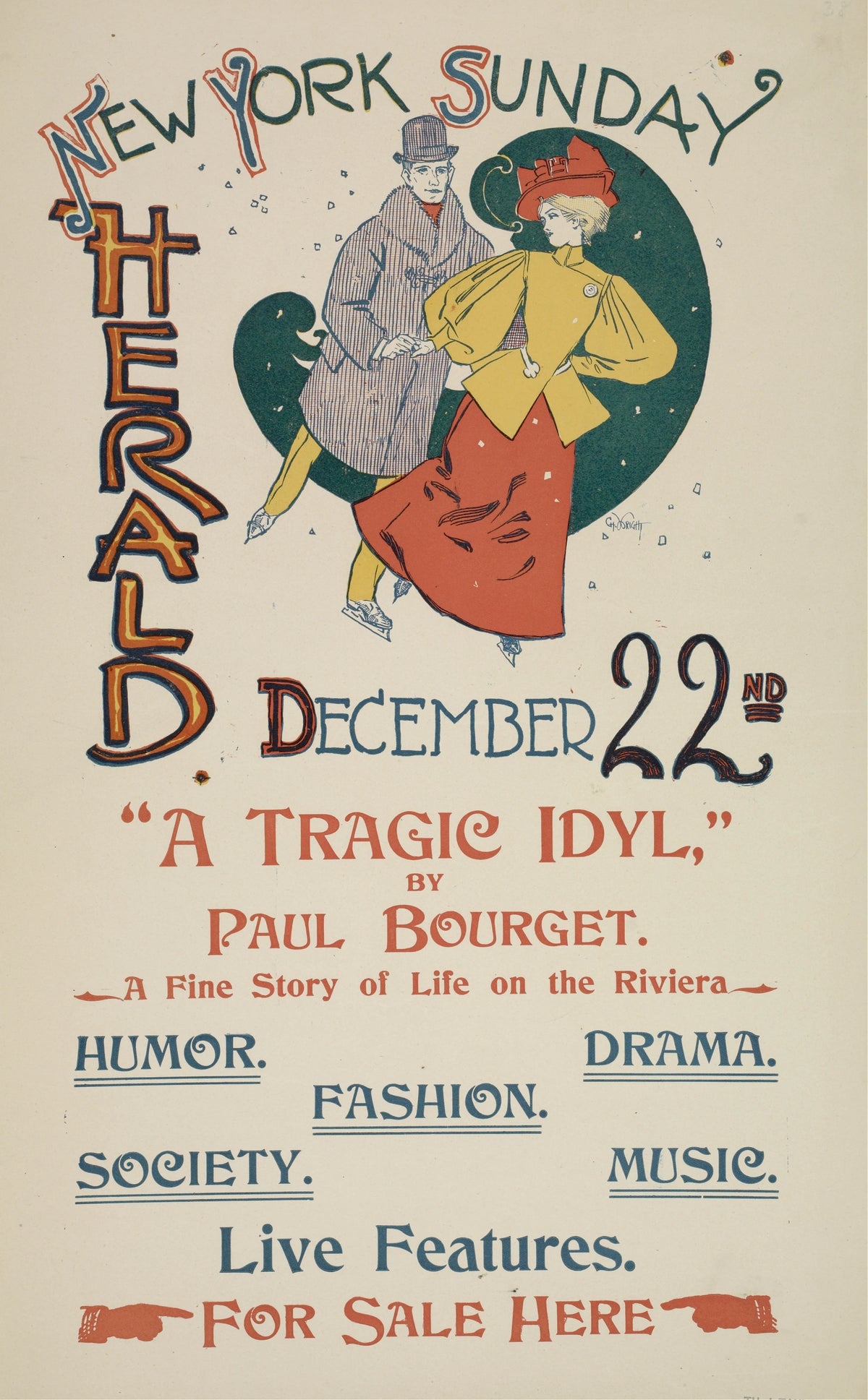 Charles Hubbard Woodbury - New York Sunday herald. December 22nd (1895-1896)