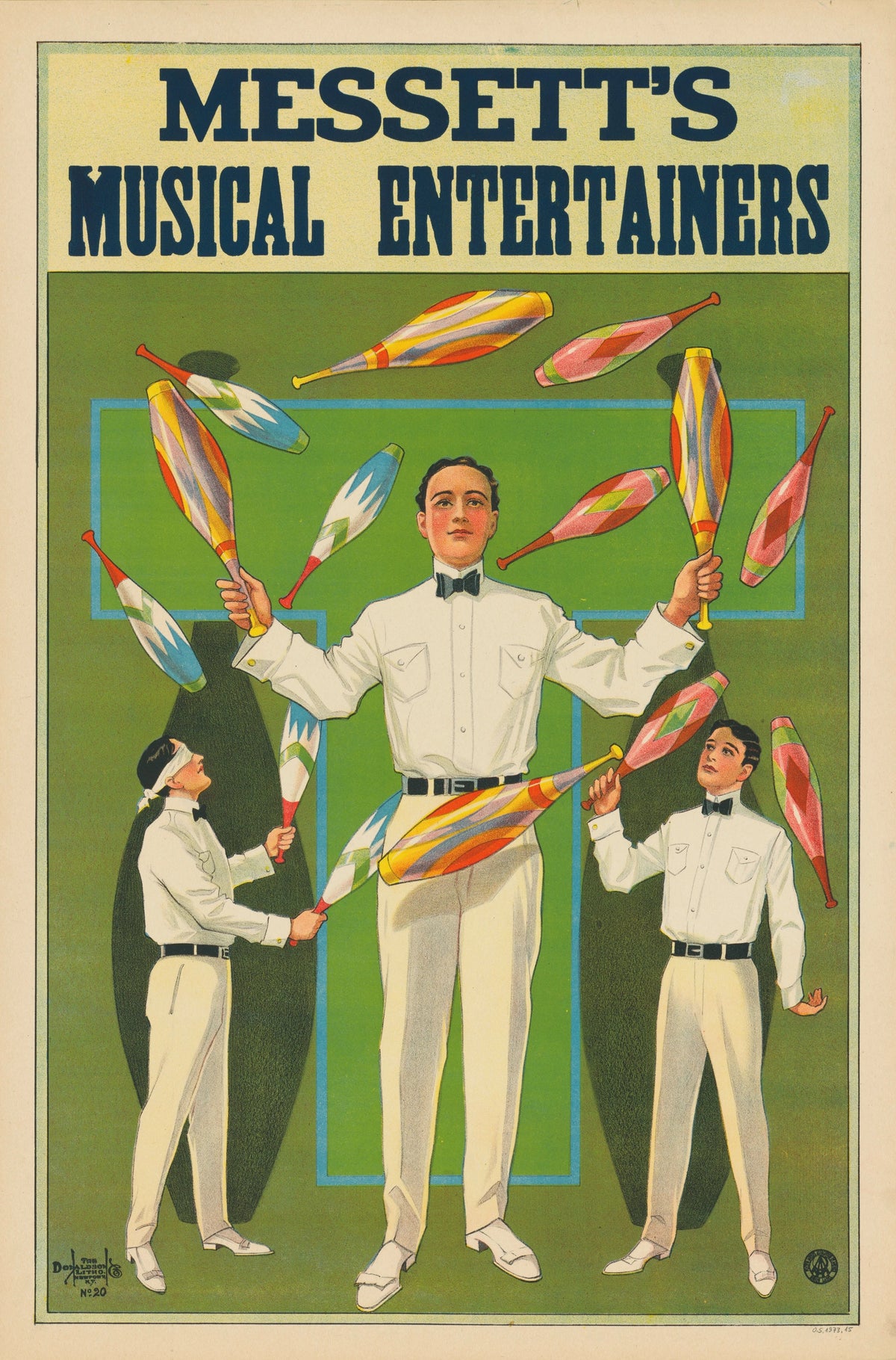 Donaldson Lith. Co - Messett's Musical Entertainers (circa 1900-1910)