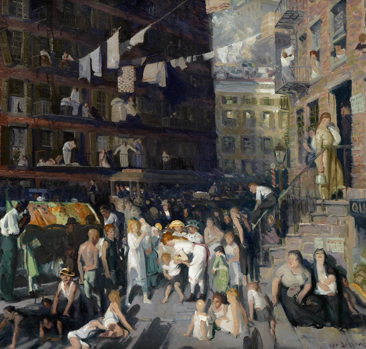 George Wesley Bellows - Cliff Dwellers (1913)