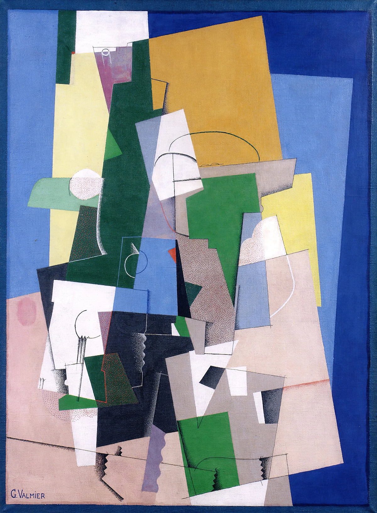 Georges Valmier - Cubist Composition (1920)