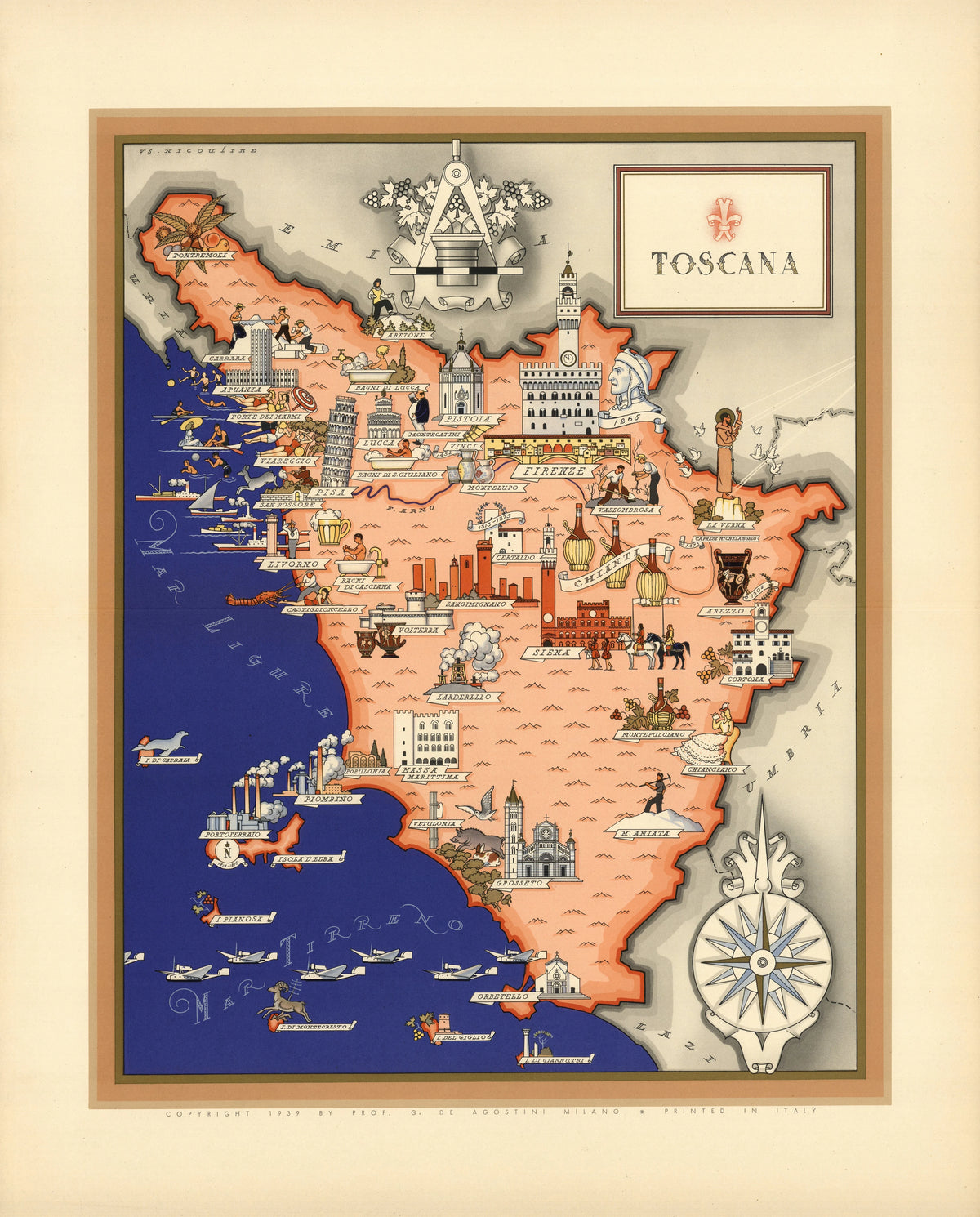 Giovanni De Agostini - Toscana (1941)