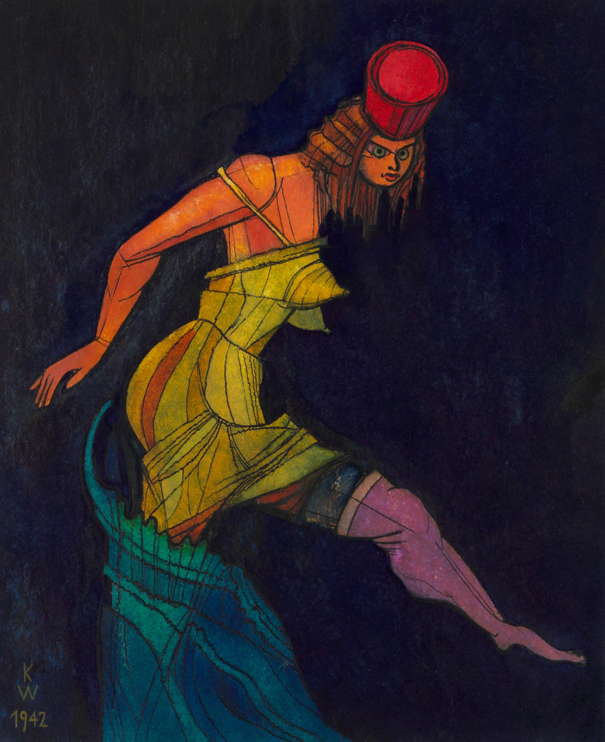 Karl Wiener - Ohne Titel; aus; 'Die 150 Blätter' XXXIII (1942)