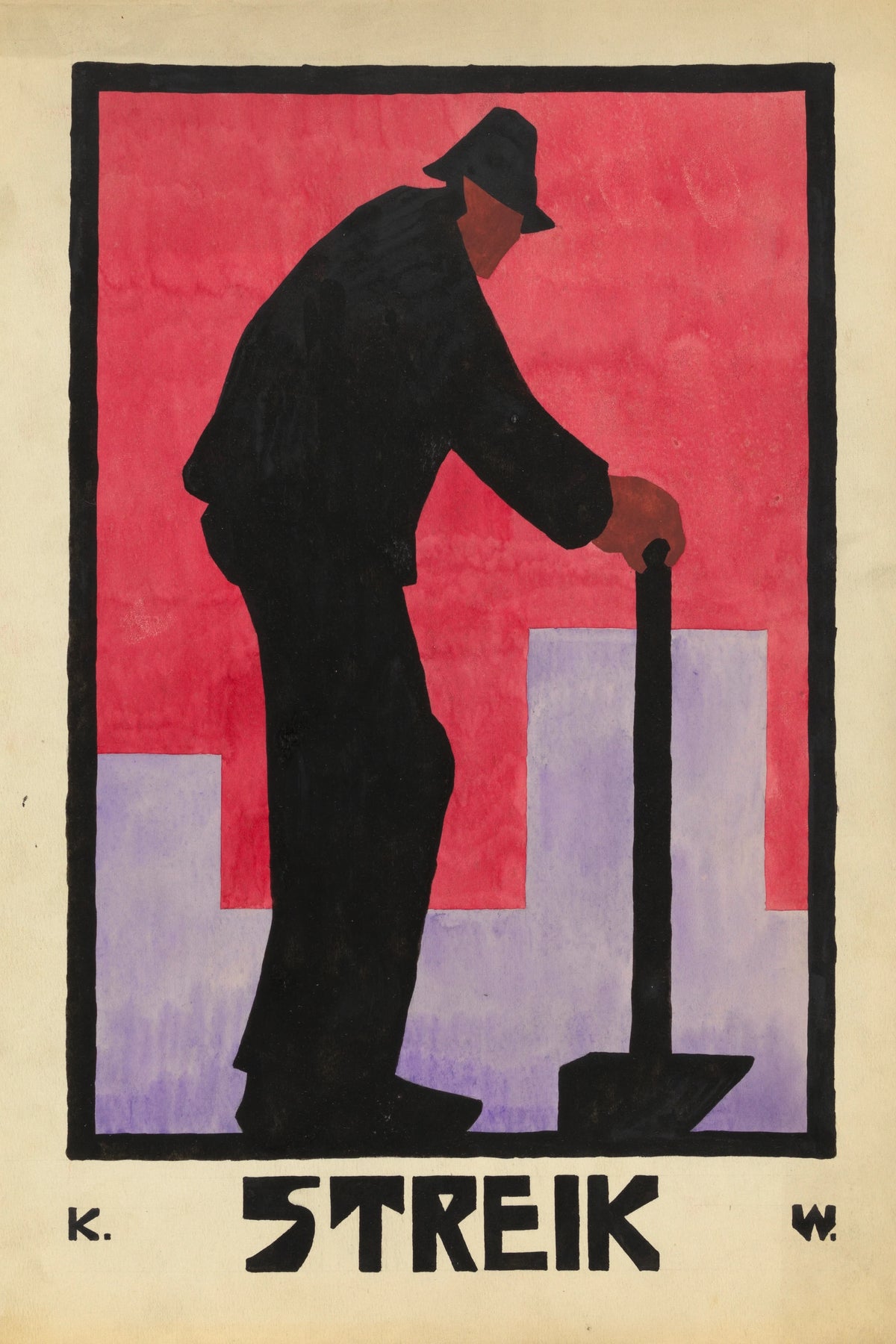 Karl Wiener - Streik (around 1923)