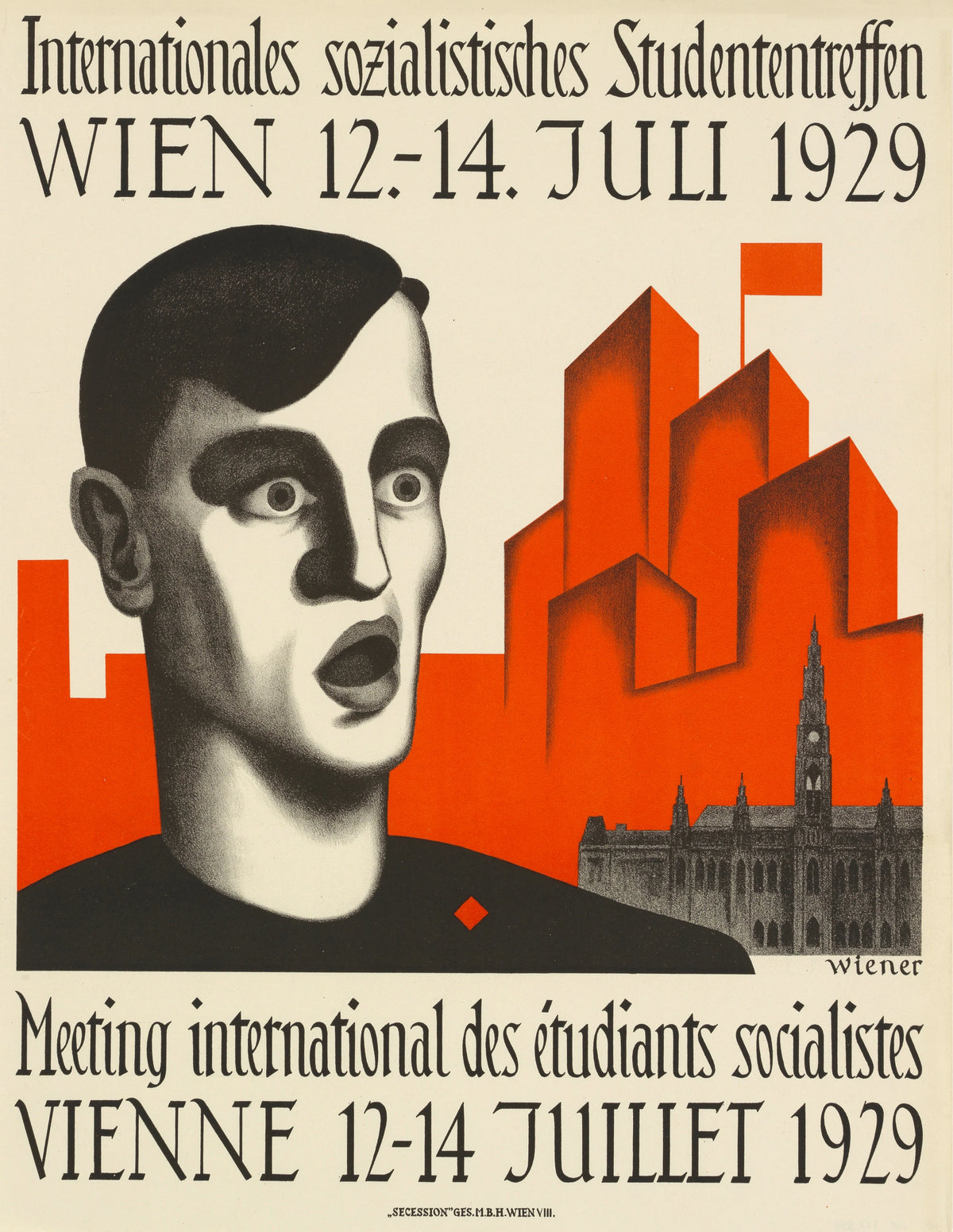 Karl Wiener - Weibliches Porträt X (around 1926)