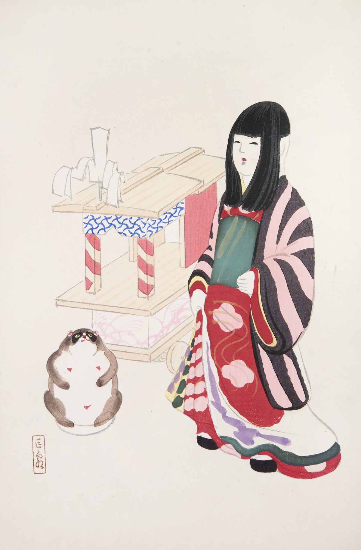 Kawasaki Kyosen - Kyosen's Collected Illustrations of Japanese Toys Pl.087 (1919)
