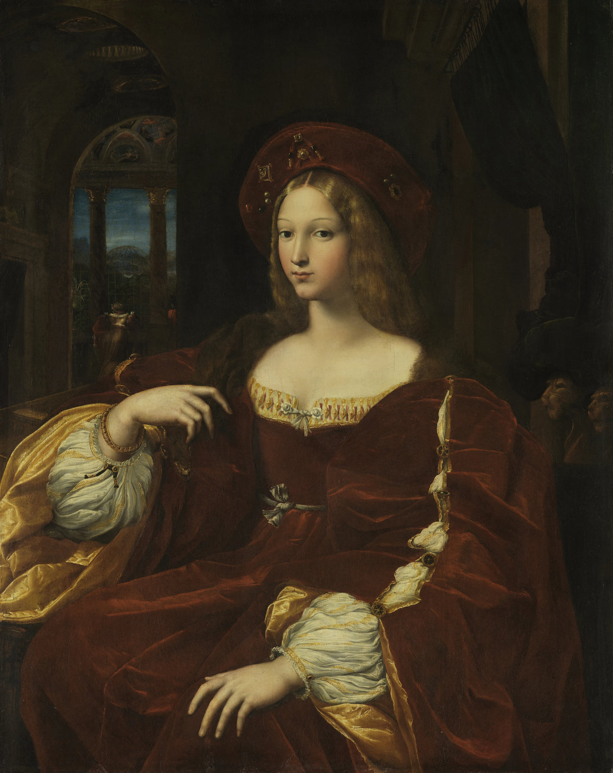 Raphael - Portrait de Jeanne d'Aragon (1518)