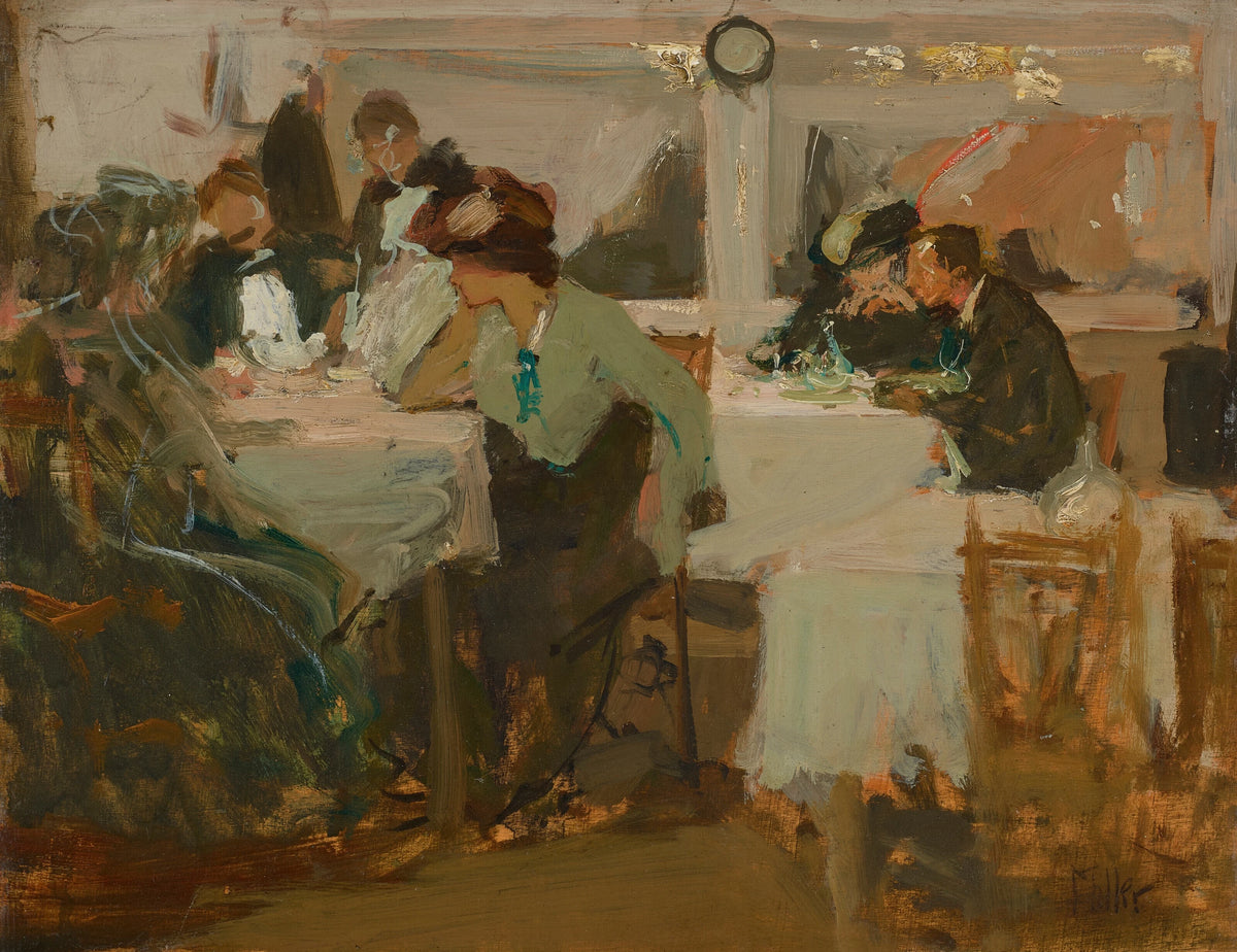 Richard E. Miller - Café de Paris (circa 1903-1908)