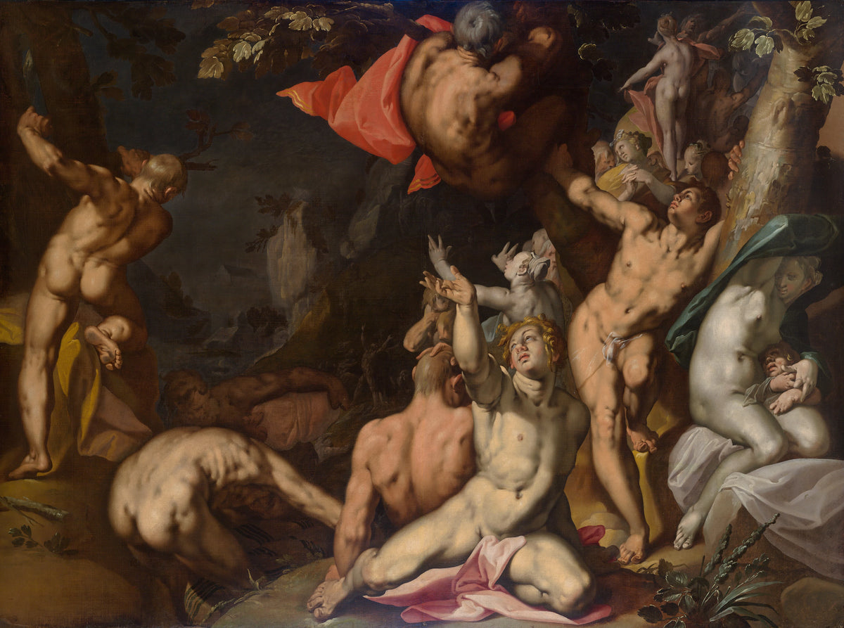 Abraham Bloemaert - The Deluge (circa 1590-95)