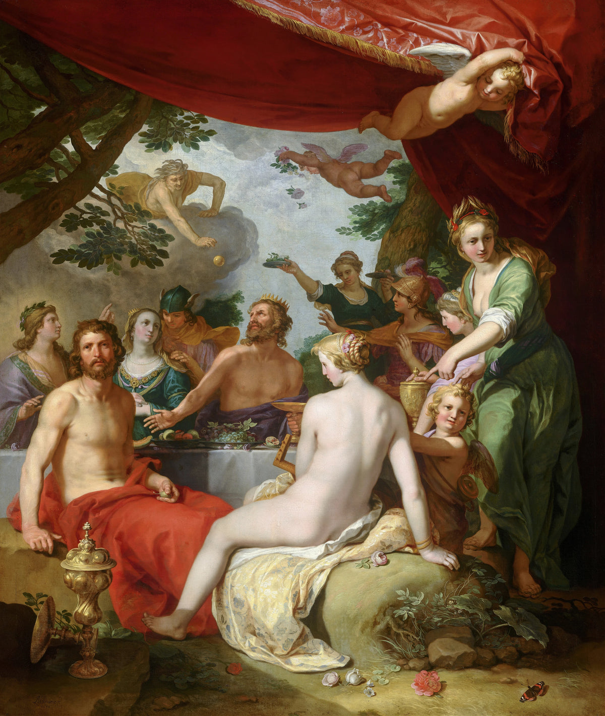 Abraham Bloemaert - The Feast of The Gods At The Wedding of Peleus and Thetis (1638)