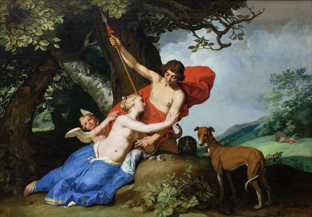 Abraham Bloemaert - Venus and Adonis (1632)