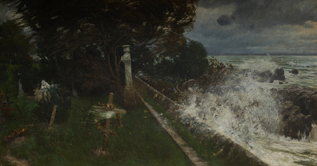 Adolf Hirémy-Hirschl - Seaside Cemetery (Seefriedhof) (1897)
