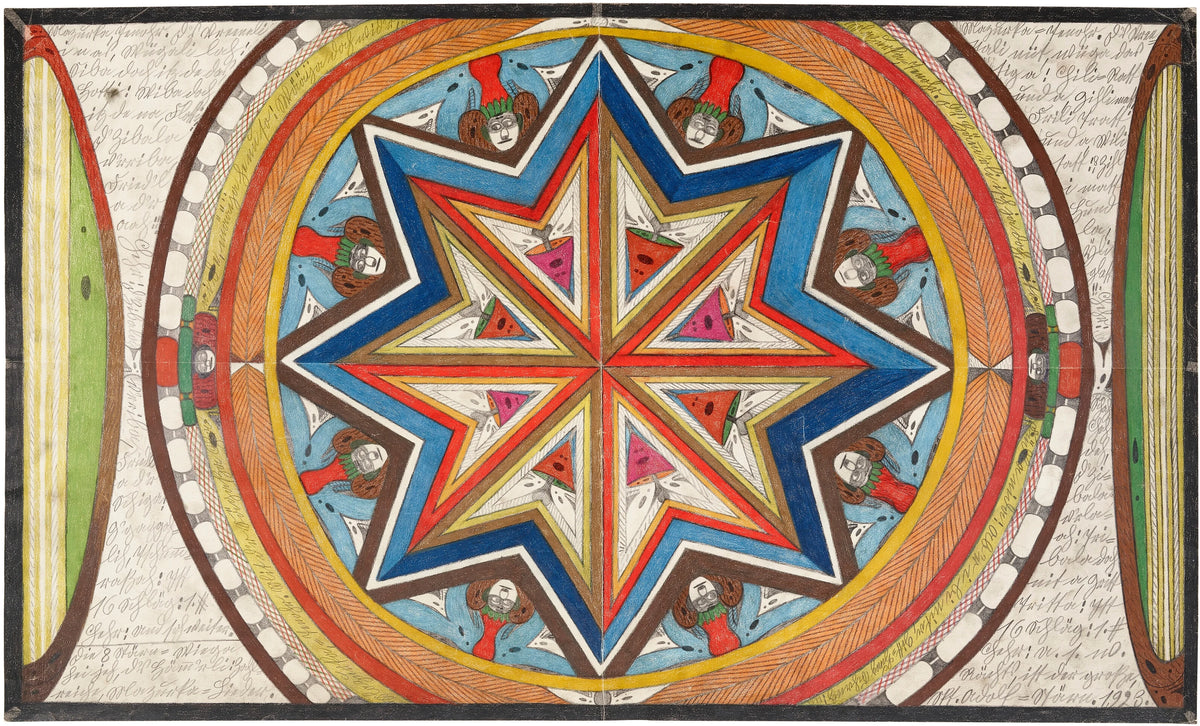 Adolf Wölfli - DER GROSSE SKT. ADOLF-STARN (THE GREAT ST. ADOLF-STAR) (1923)