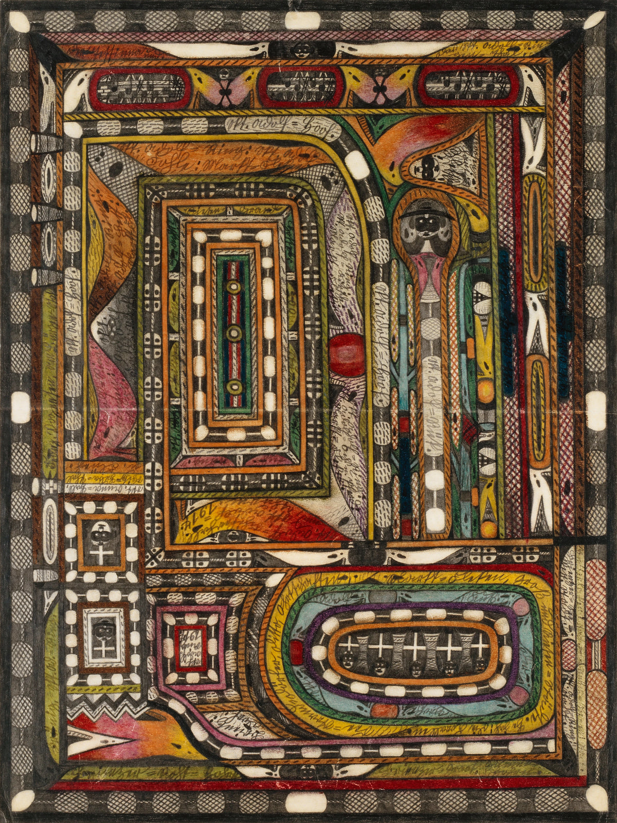 Adolf Wölfli - Hasli=Thal, im Berner=Oberland (1917)