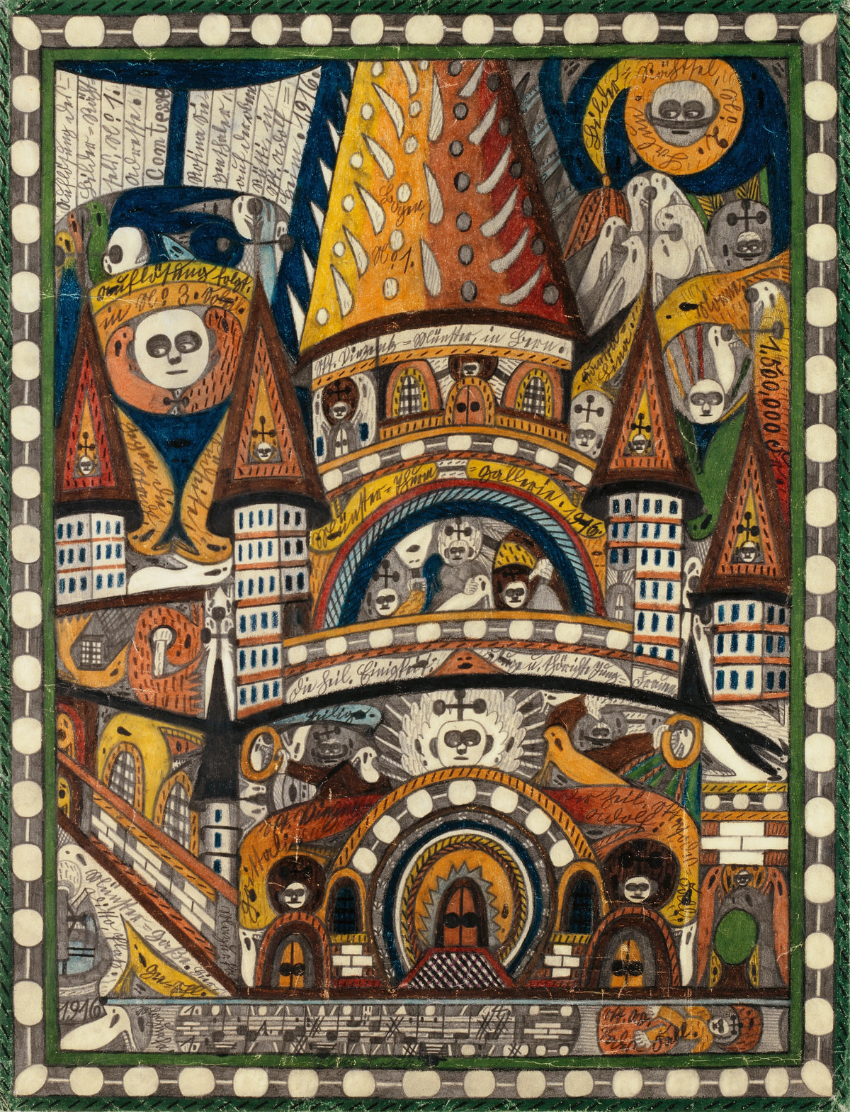 Adolf Wölfli - St. Vinzentz=Münster, in Bern (1916)