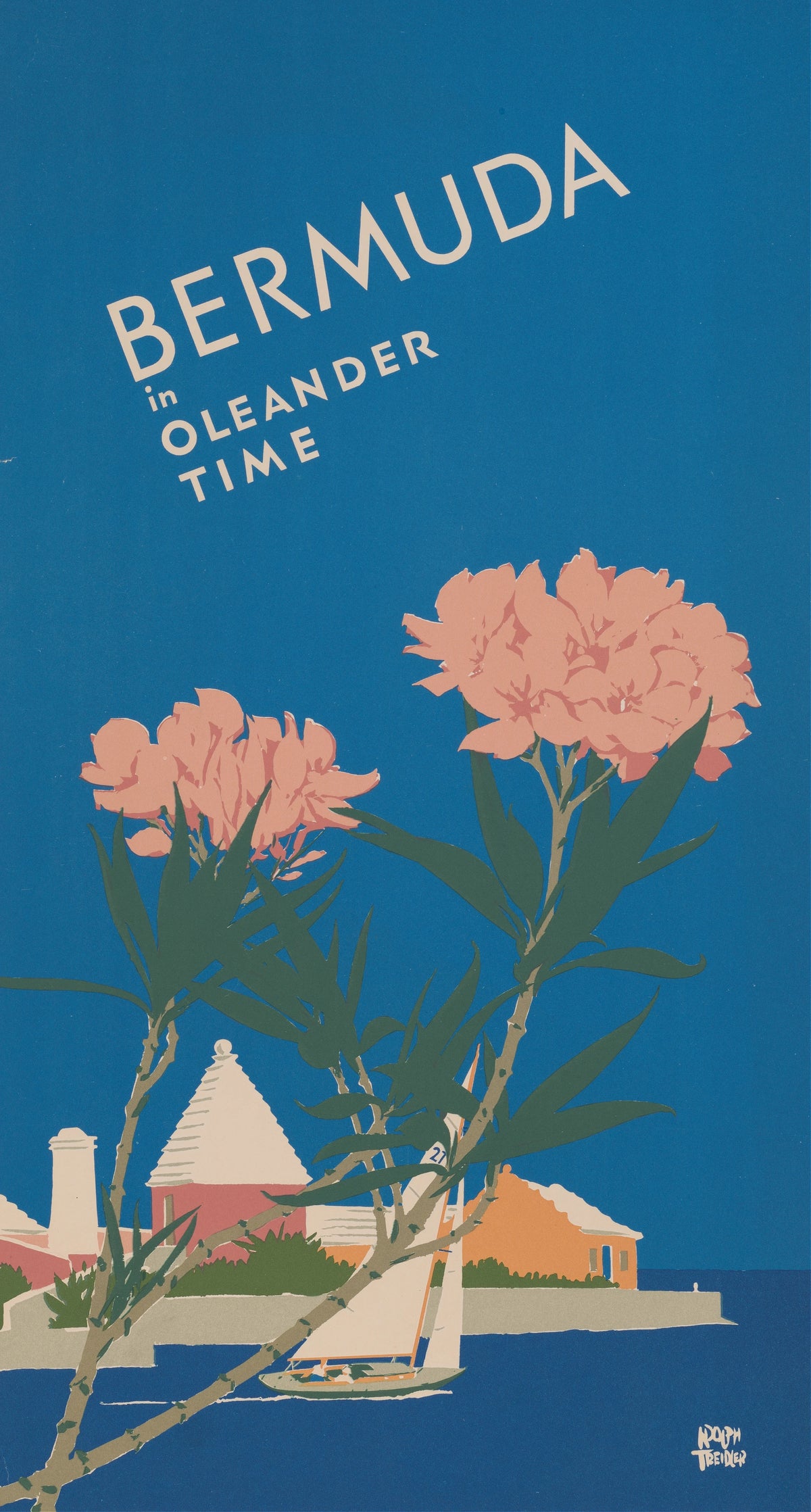 Adolph Treidler - Bermuda in oleander time (1952)