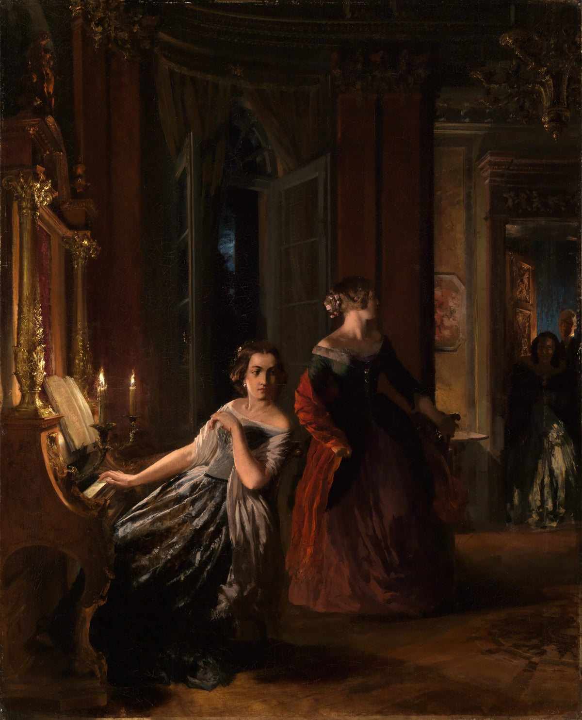 Adolph von Menzel - Die Störung (circa 1846)