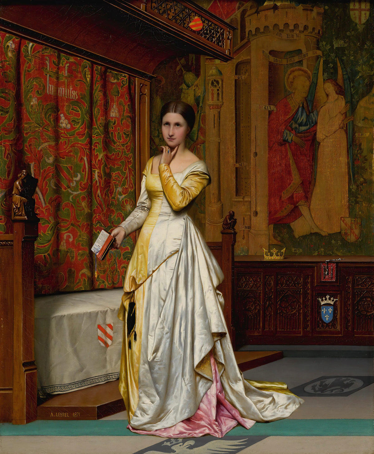 Adolphe-Alexandre Lesrel - Contemplation (1871)