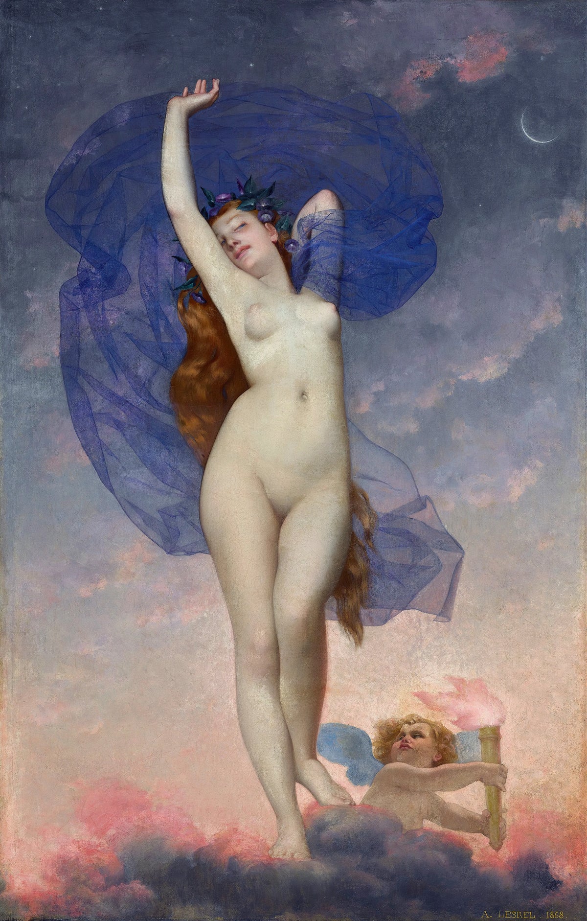 Adolphe-Alexandre Lesrel - L'aurore (1868)