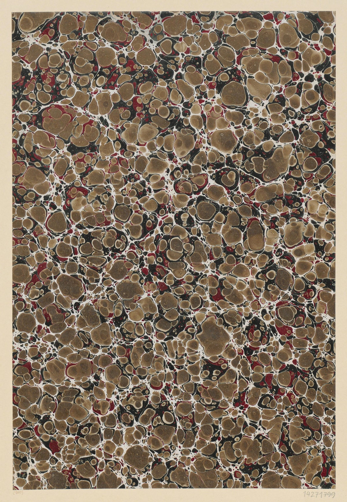 Aktiengesellschaft für Buntpapier u. Leimfabrikation (Aschaffenburg) - Steinmarmorpapier