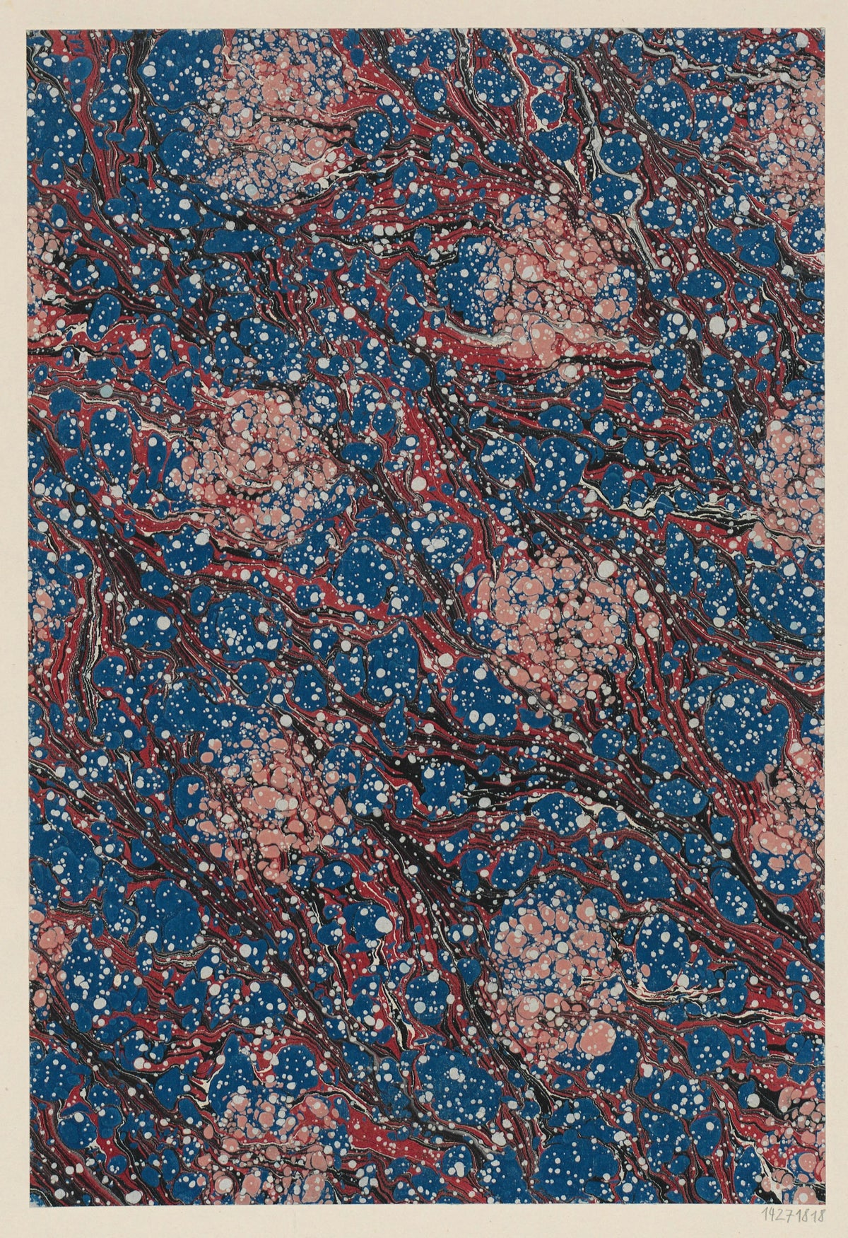 Aktiengesellschaft für Buntpapier u. Leimfabrikation (Aschaffenburg) - Steinmarmorpapier
