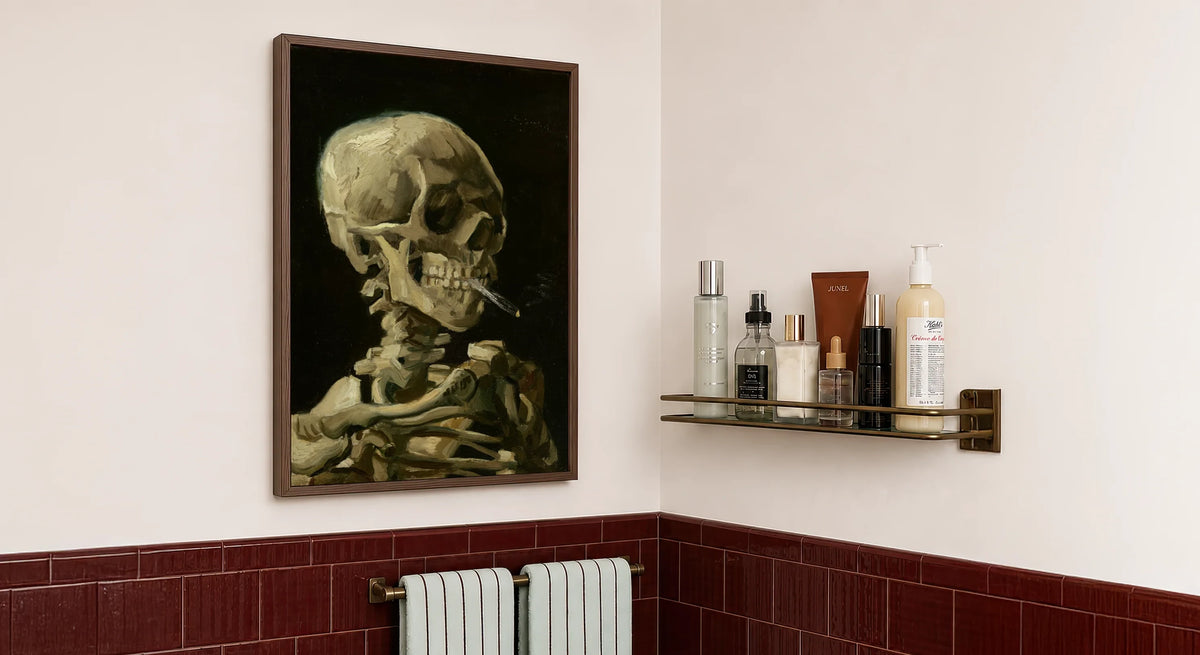Rockpaperart Seçkisi slider 4 — Vincent van Gogh, Head Of A Skeleton With A Burning Cigarette