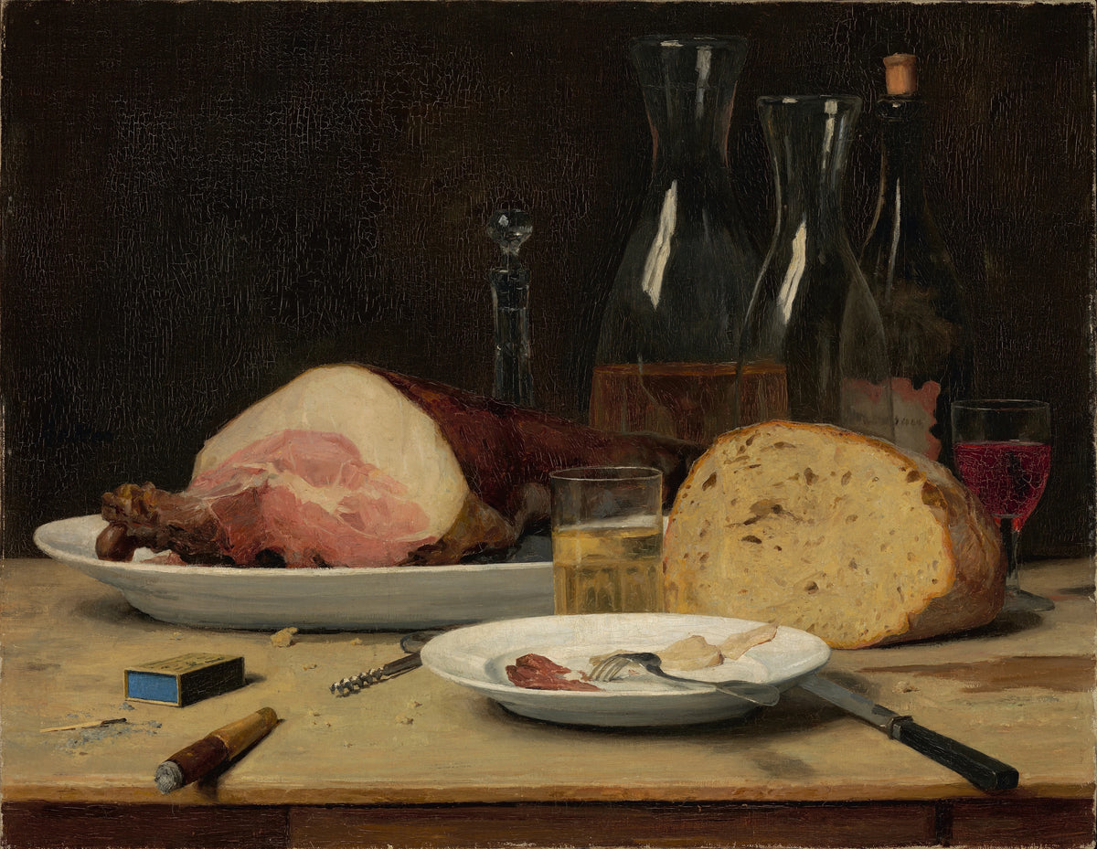 Albert Anker - Still life; Excess (1896)