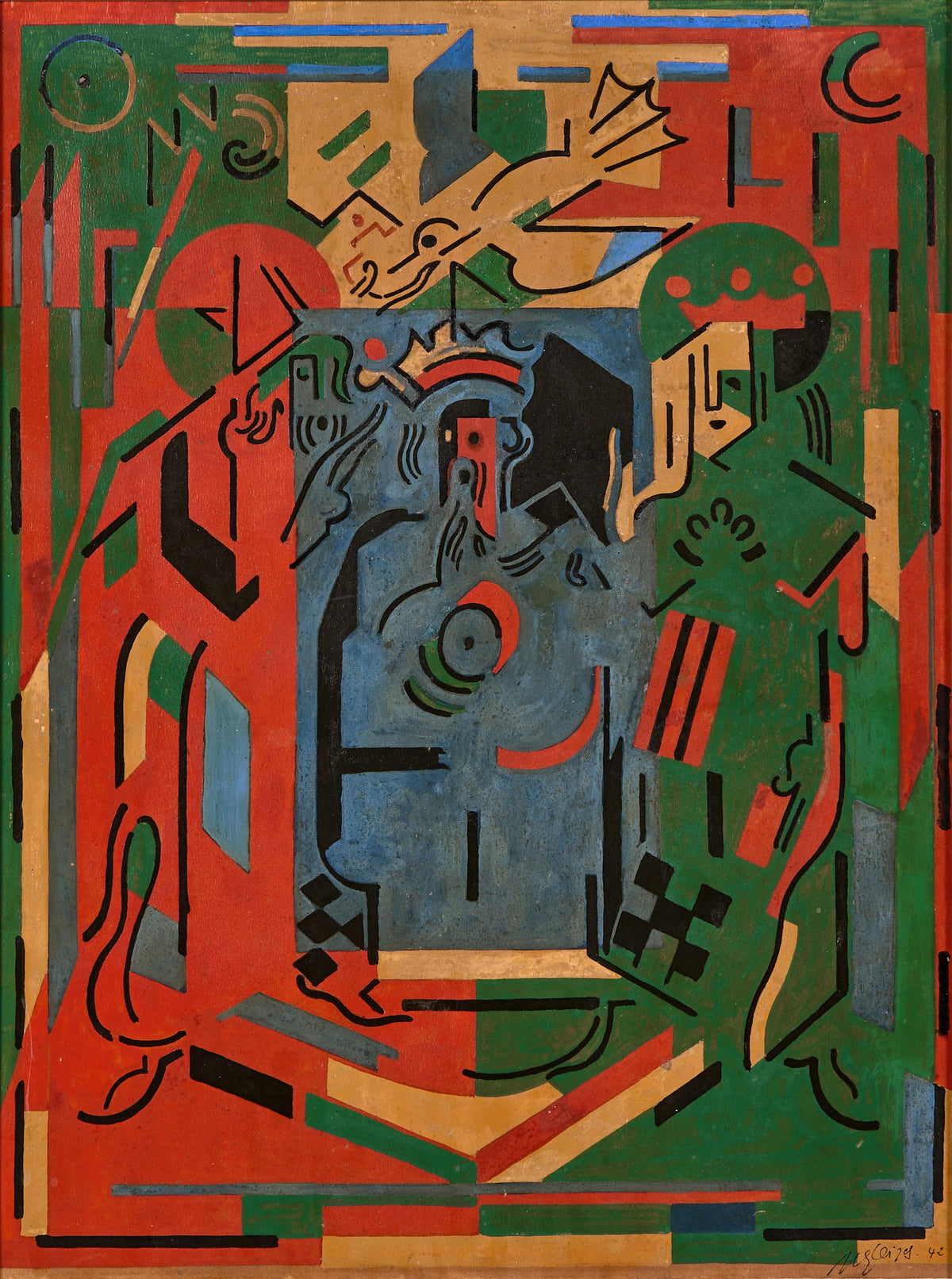 Albert Gleizes - Au Palais (1942)