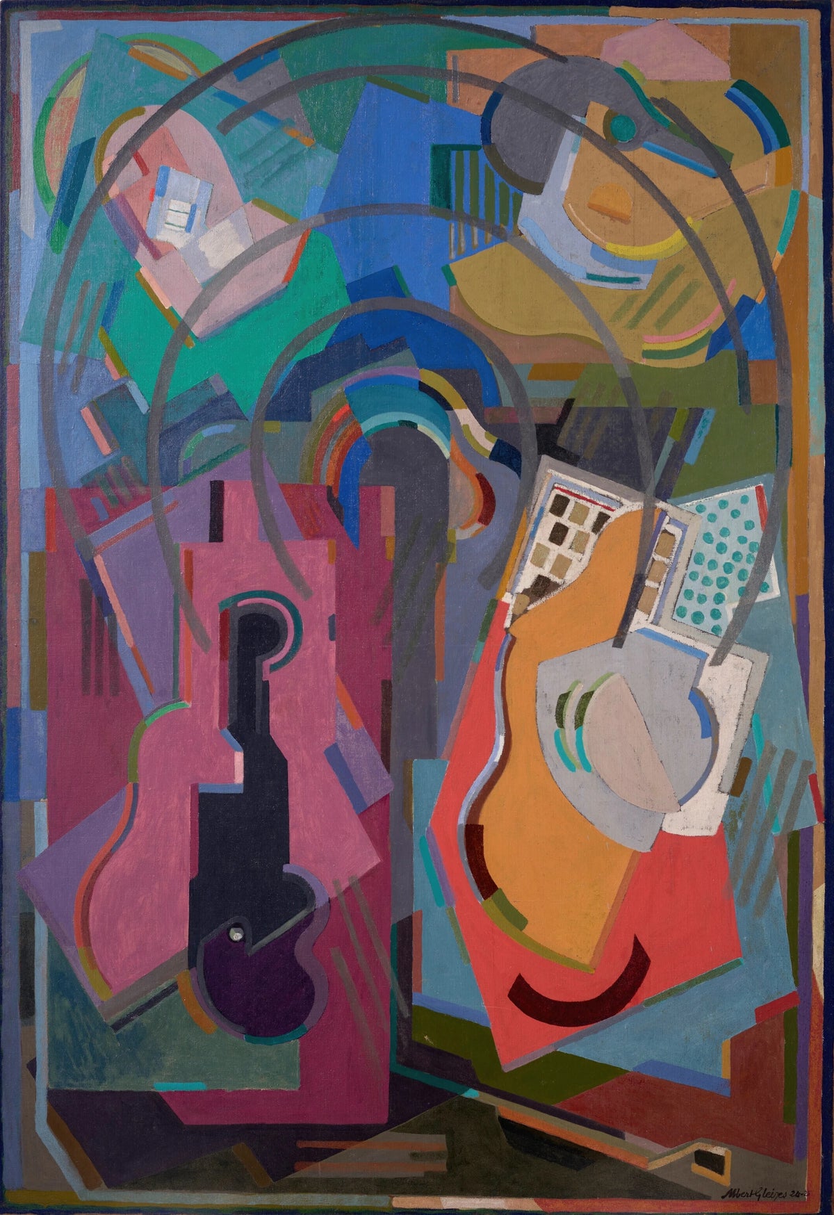 Albert Gleizes - Composition rythmique, quatre éléments (1924-25)