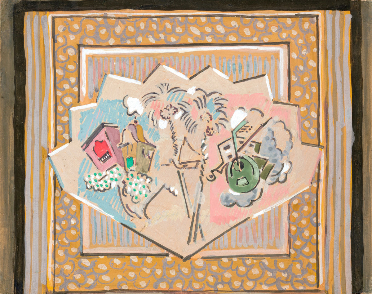 Albert Gleizes - Étude pour le rideau de scène de Jane Daimé (1928)