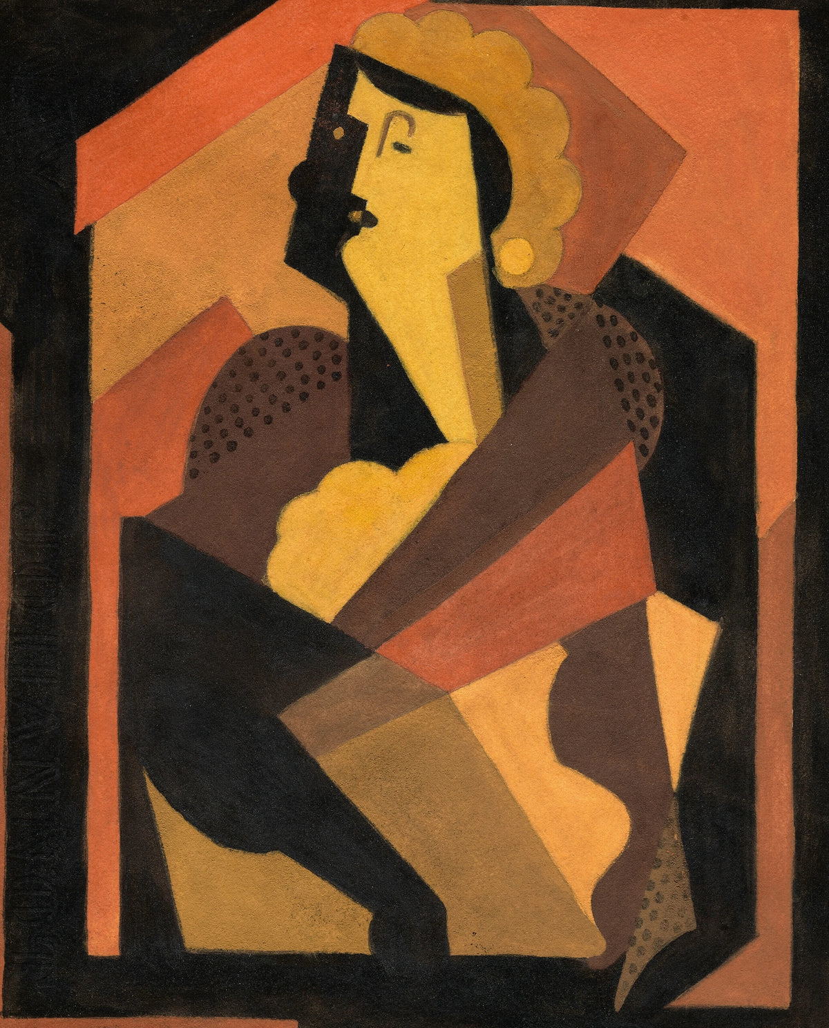 Albert Gleizes - La femme au gant noir (circa 1920)