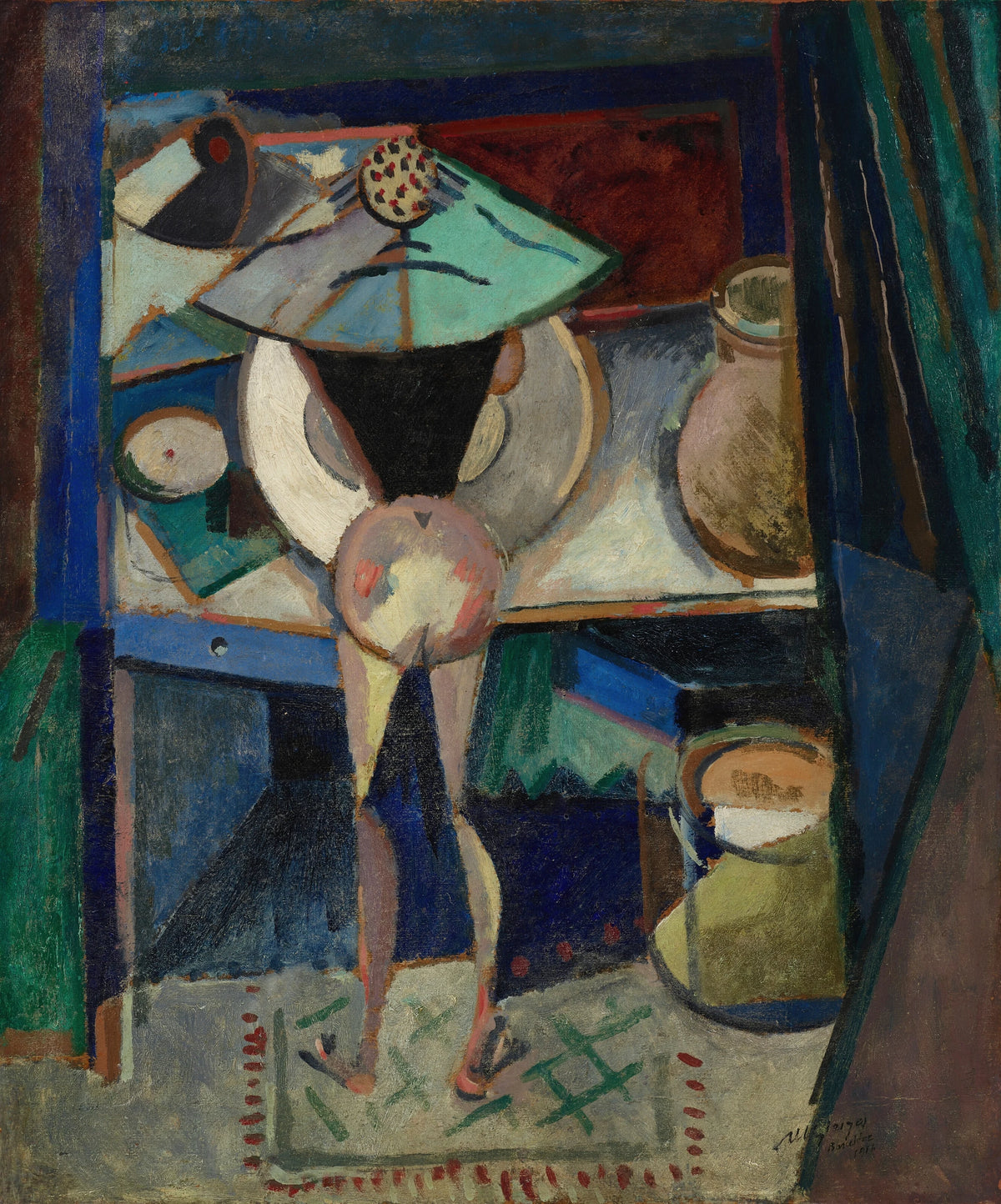 Albert Gleizes - Nu à sa toilette (1916)