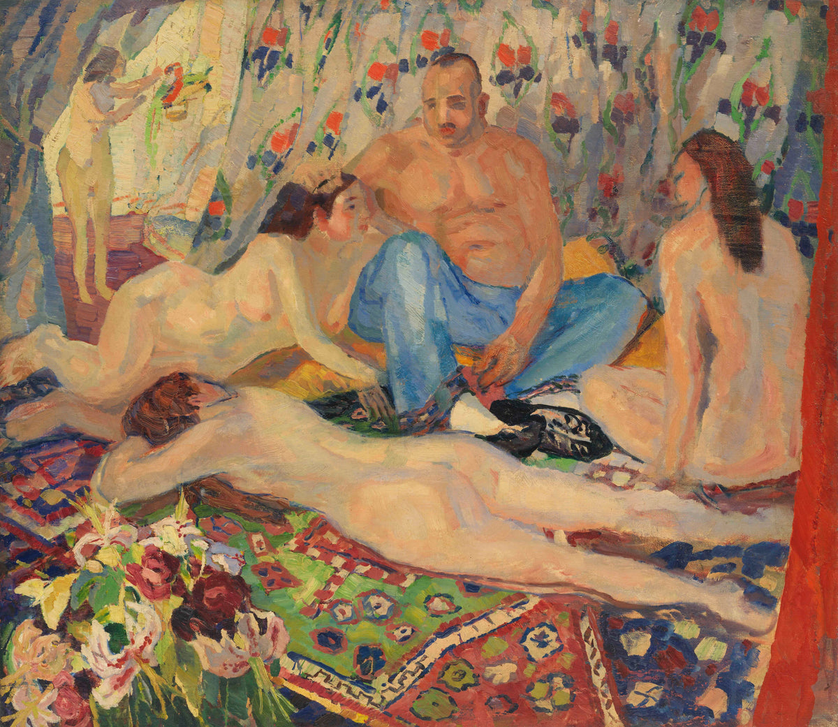 Albert Weisgerber - Mann im Harem (1907)