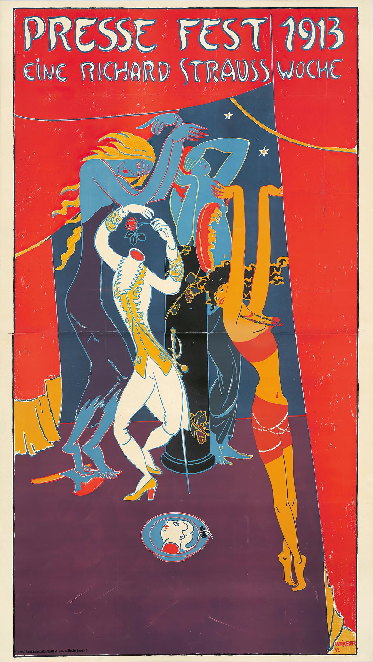 Albert Weisgerber - Presse Fest (1913)