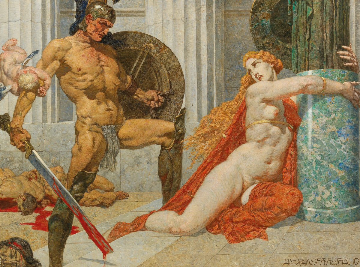 Alexander Rothaug - Menelaos Findet Helena
