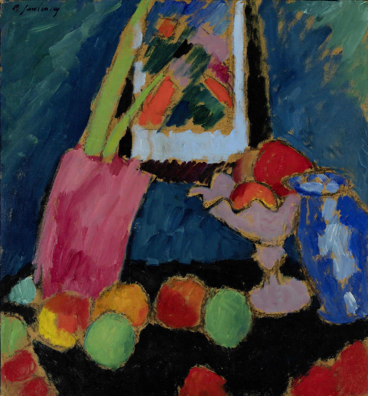 Alexej von Jawlensky - Still Life with a Purple Bowl (1912)