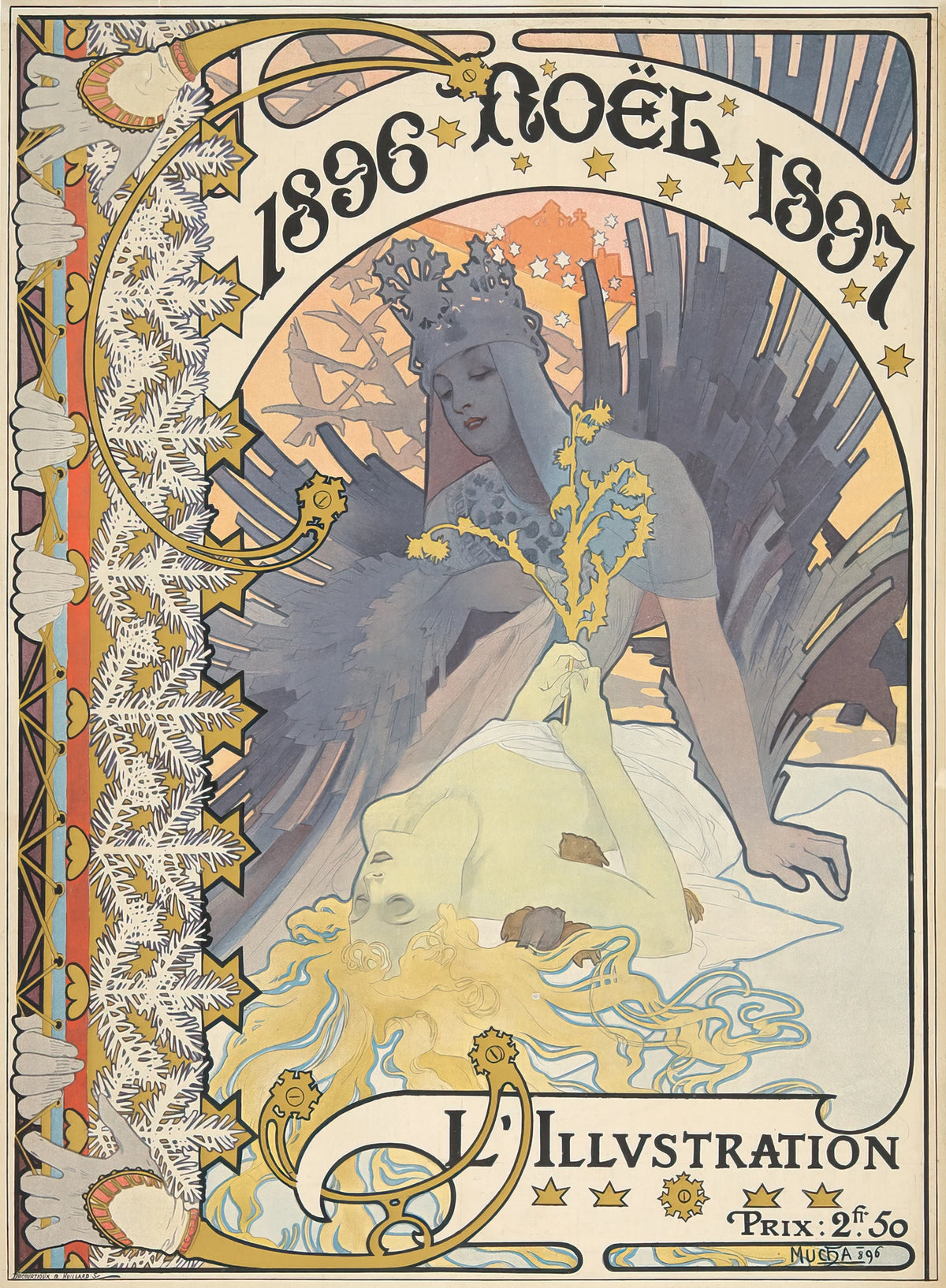 Alphonse Mucha - L'Illustration, Noël, 1896 (1896)