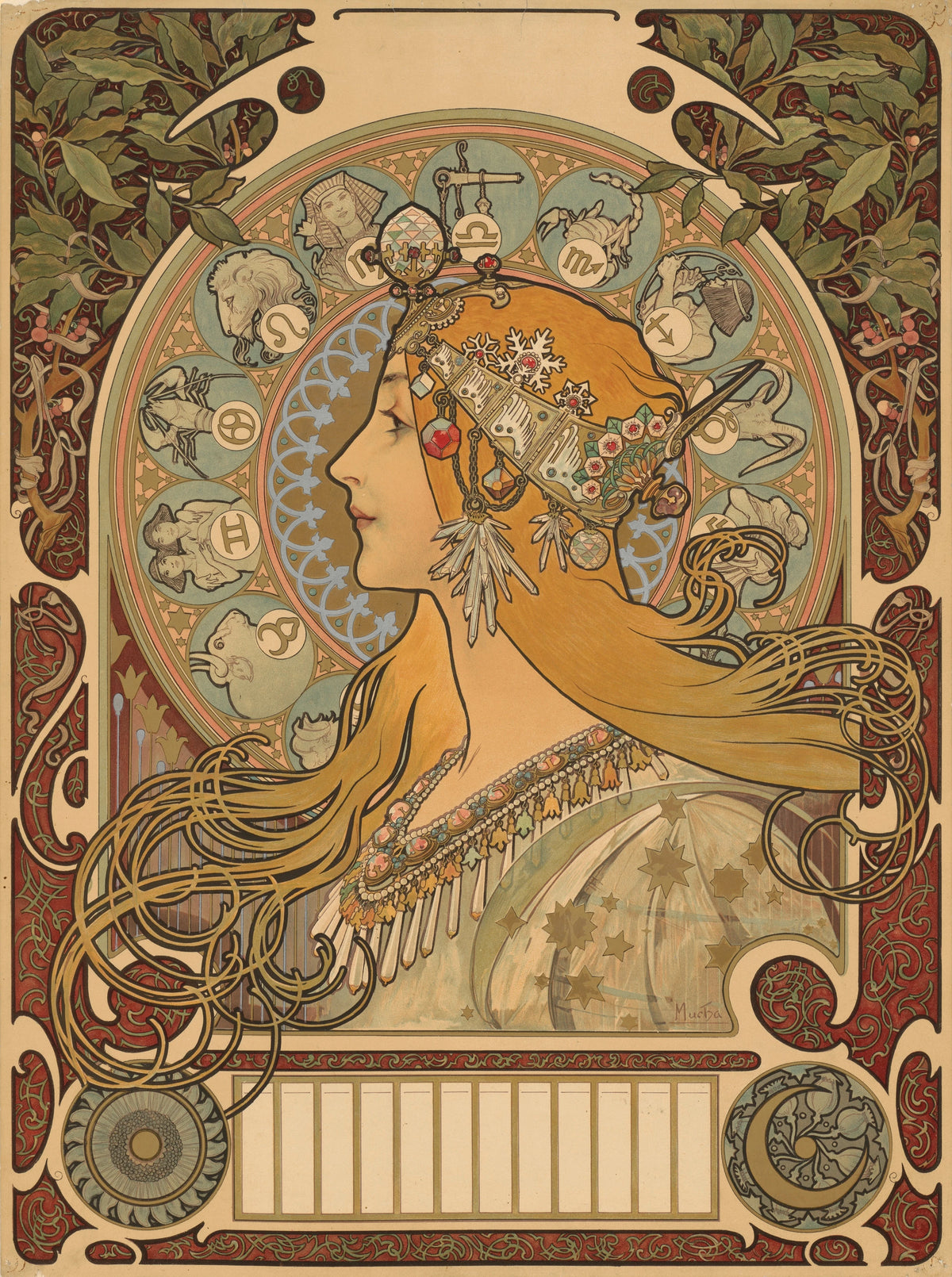 Alphonse Mucha - La Plume (1896)