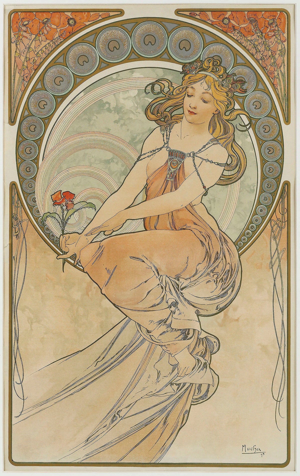 Alphonse Mucha - The Arts 3 (1898)
