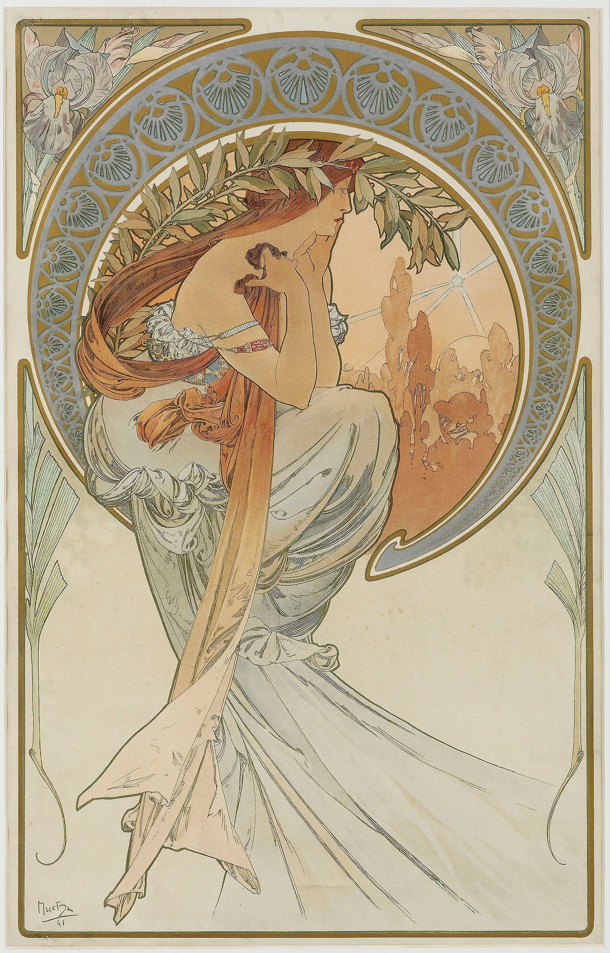Alphonse Mucha - The Arts 4 (1898)