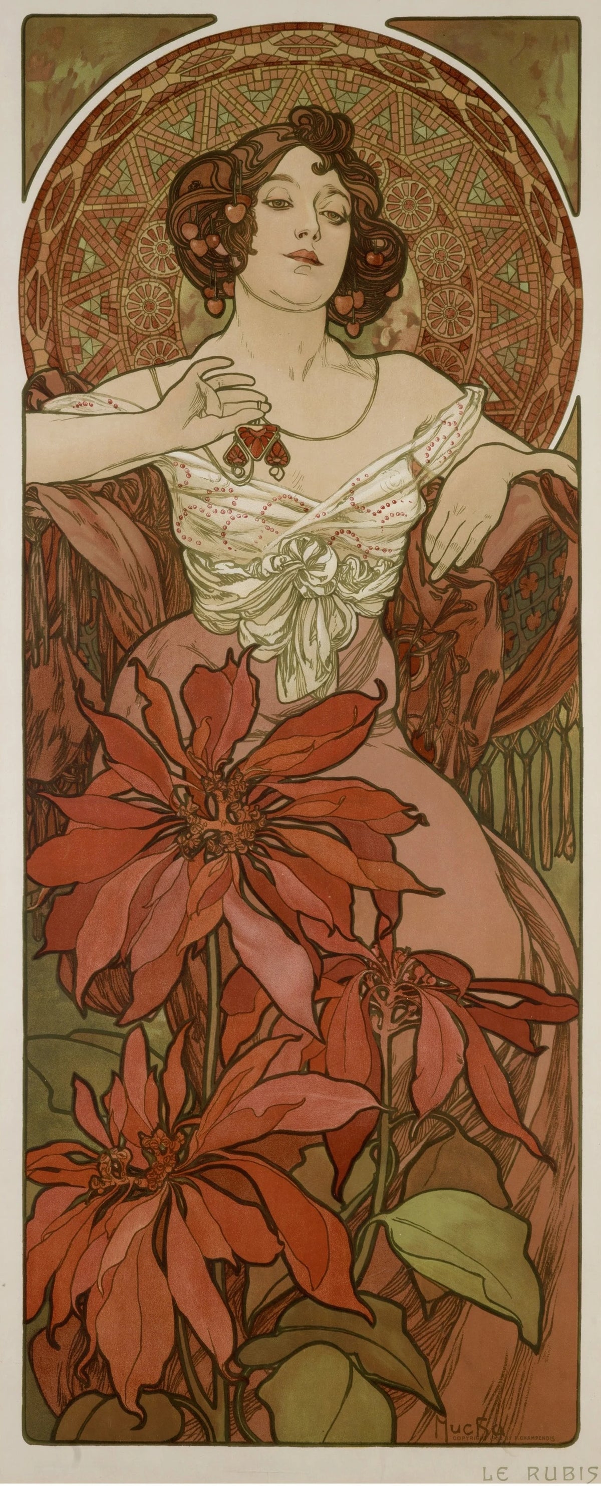 Alphonse Mucha - The Ruby (1900)