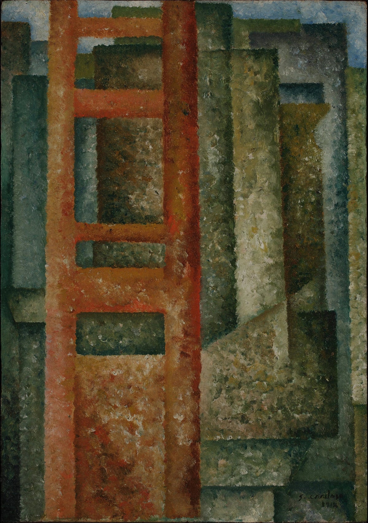 Amadeo de Souza-Cardoso - Pelas Janelas (Desdobramento - Intersecção) (1914)