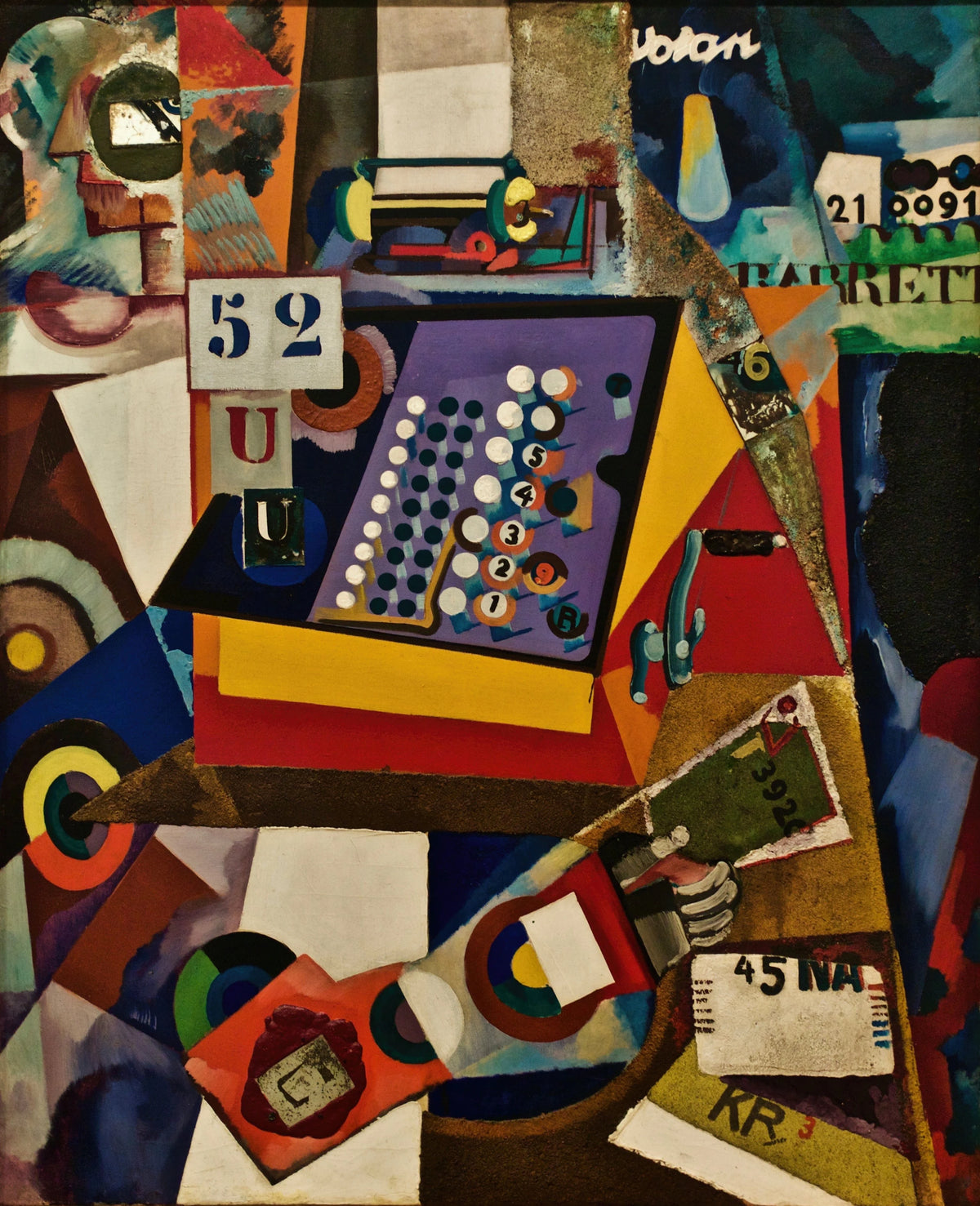 Amadeo de Souza-Cardoso - Untitled (Cash register) (circa 1917)